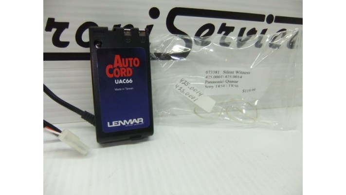 Lenmar UAC66 12 VDc to 6 VDC adaptor  for Panasonic camcorder .